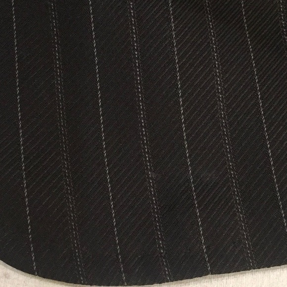 Dolce & Gabbana Mens Black Striped 2 Button Blazer